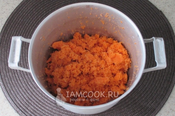 Подготовить морковный жмых
