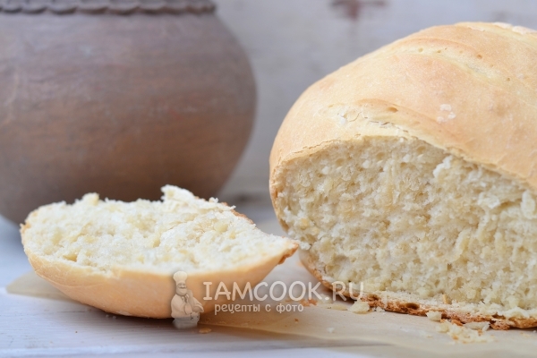 Фото пшеничного хлеба на закваске в духовке