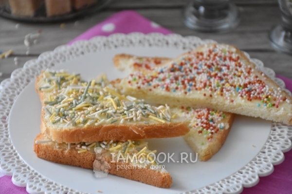 Рецепт эльфийского хлеба (Fairy Bread)