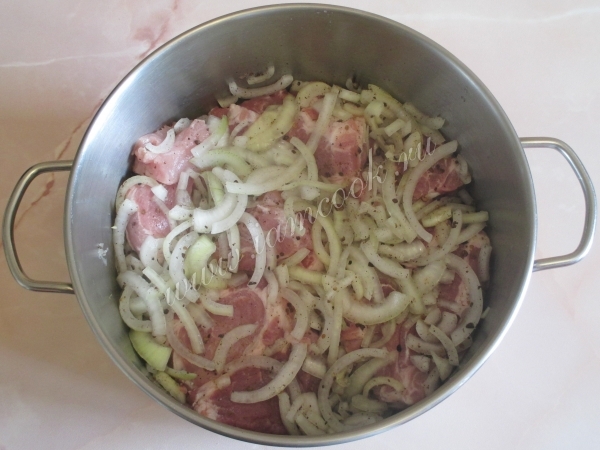 Маринование шашлыка из свинины
