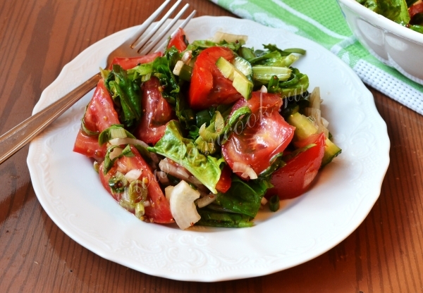 Рецепт соуса для овощного салата