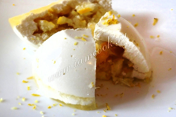 Творожно-лимонный десерт