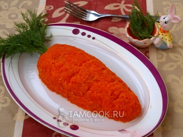 Рецепт салата Морковка
