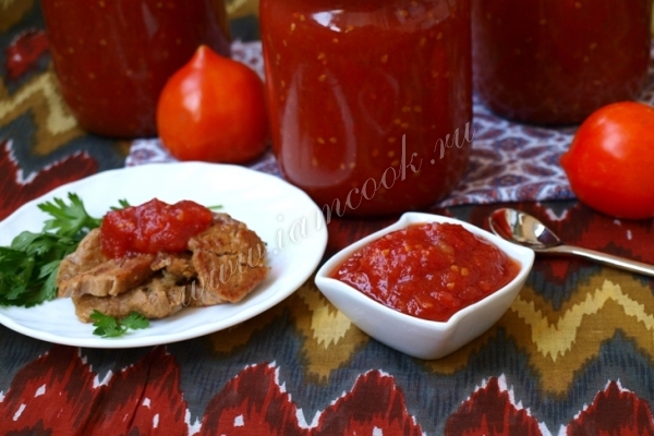 Рецепт томатного соуса с яблоками