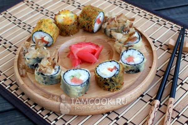 Суши темпура в домашних условиях рецепт с фото пошагово