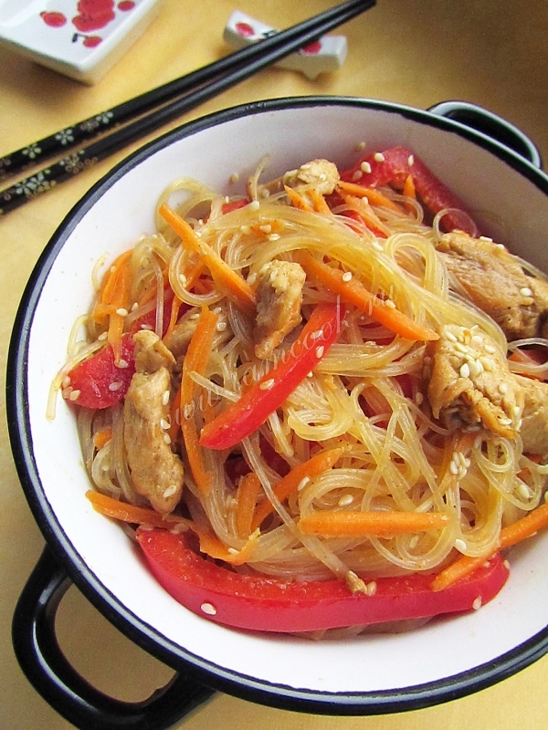 Рецепт салата из фунчозы по корейски