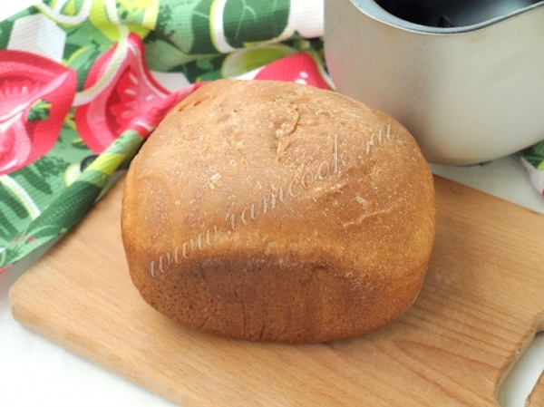 Фото молочного хлеба из хлебопечи