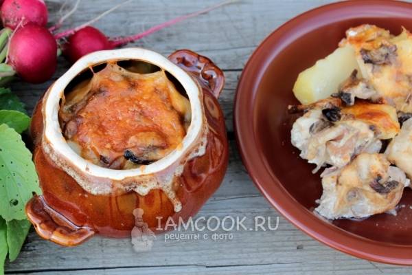 Картофель с мясом и сыром в горшочке - рецепт с фотографиями - Patee. Рецепты