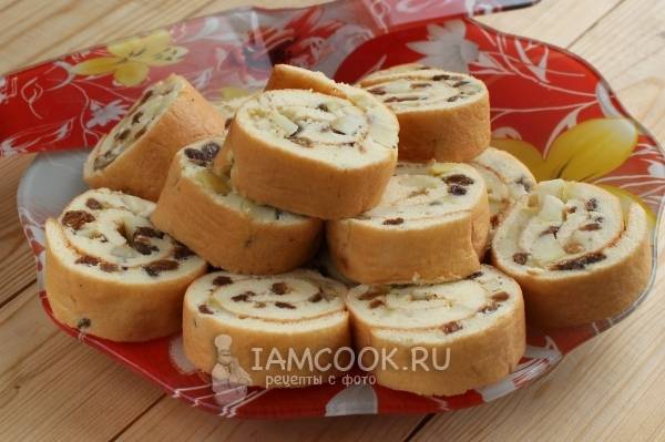 Рецепт быстрого бисквитного рулета