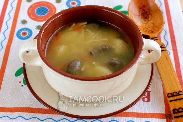Суп с куриными сердечками и рисом — рецепт с фото пошагово