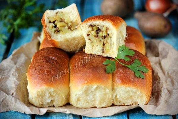 Пирожки с картошкой и капустой - рецепт автора Pinchofyum_osh