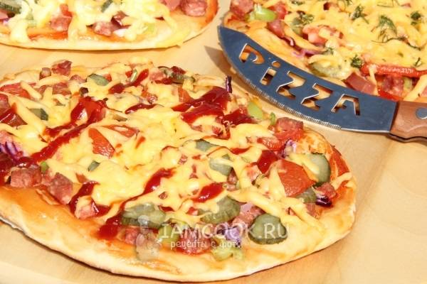 Творожное тесто для пиццы без дрожжей рецепт - Кулинарния