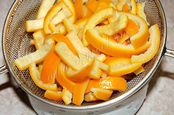 Желе в апельсиновых дольках, рецепт пошагово