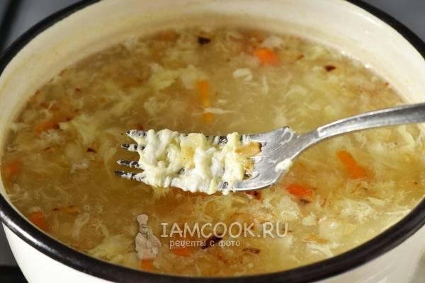 Ответы natali-fashion.ru: как называется суп в который горячий вливают сырое яйцо?