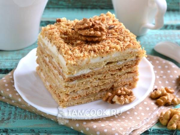 Орехово-медовый торт | Супер рецепты
