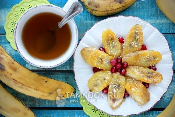 Как приготовить рецепт Жареные бананы в кляре