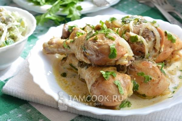 Куриные голени с картофелем и лаймом – пошаговый рецепт приготовления с фото