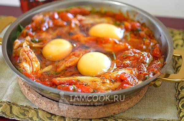 Как приготовить яичницу по-арабски: рецепт с фото и пошаговая инструкция