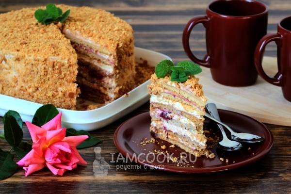 Медовый торт со сметанным кремом - пошаговый рецепт с фото Торт Медовик самый лучший со сметанным кремом