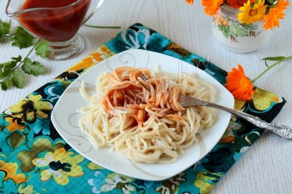Соус для спагетти - рецепт с фото