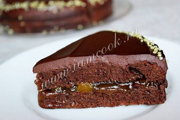 Шоколадный торт Захер домашний