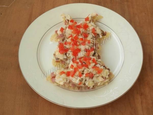 Салат «Козел» – пошаговый рецепт приготовления с фото