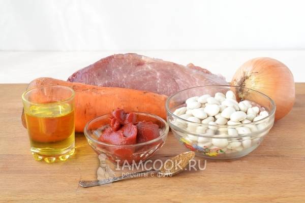 Стручковая фасоль с мясом в мультиварке: рецепт с фото