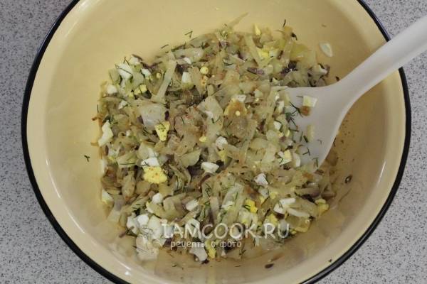 Начинка для пирожков с капустой и яйцом — пошаговый рецепт с фото