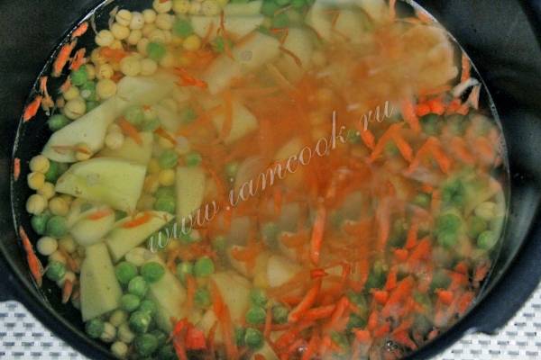 Гороховый суп пюре в мультиварке: рецепт приготовления
