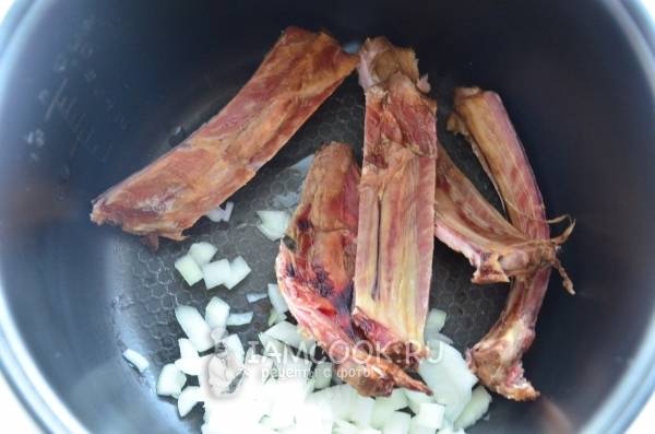 Гречневая каша со свиными ребрышками из мультиварки - простой и вкусный рецепт с пошаговыми фото