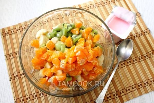 фруктовый салат с йогуртом рецепт с фото пошагово классический | Дзен