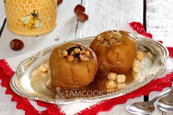 Печёные яблоки в мультиварке - оригинальный рецепт с пошаговыми фото