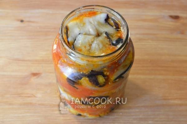 Салат из баклажанов на зиму, пошаговый рецепт с фото на ккал