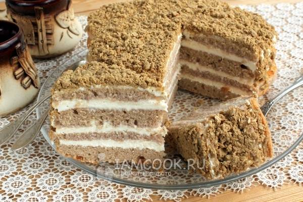 Торт из гречневой муки — рецепты | Дзен