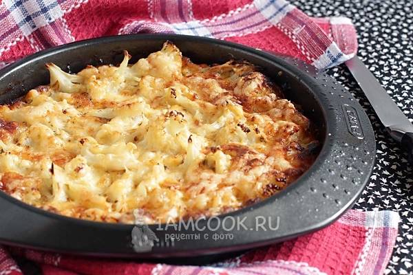 Цветная капуста с яйцом и молоком в духовке – пошаговый рецепт приготовления с фото