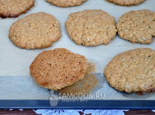 Овсяное печенье с семечками: рецепт с фото