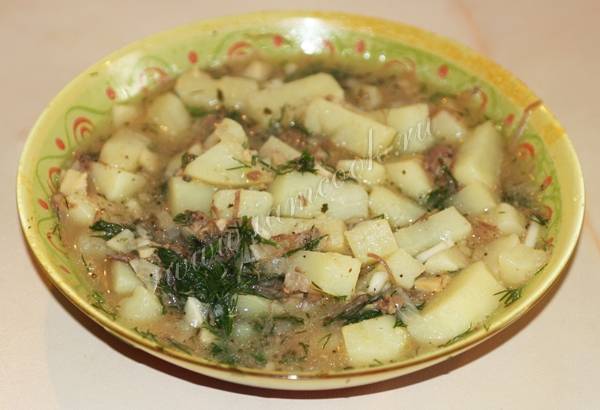 Оленина тушёная с картошкой и солёными огурчиками - пошаговый рецепт с фото