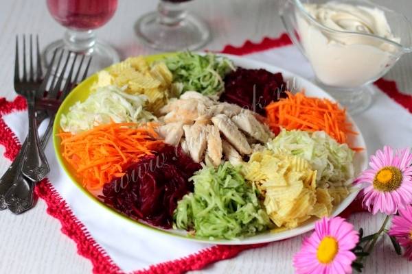 Салат «Козел в огороде» – праздничные рецепты