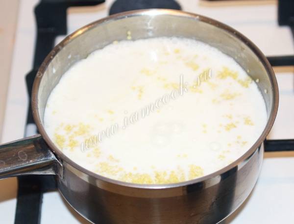 Пшенная каша на молоке: пошаговый рецепт приготовления в кастрюле