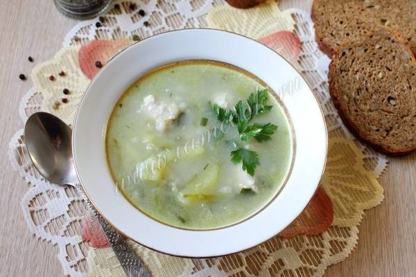 Суп сырный с фрикадельками в мультиварке - калорийность, состав, описание - sunnyhair.ru