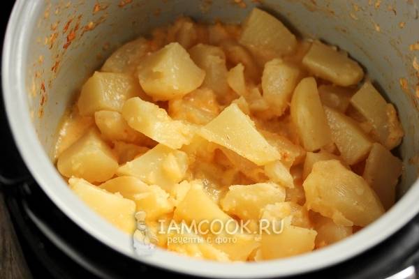 Бесподобный картофель с мясом тушеные в молоке - пошаговый рецепт с фото