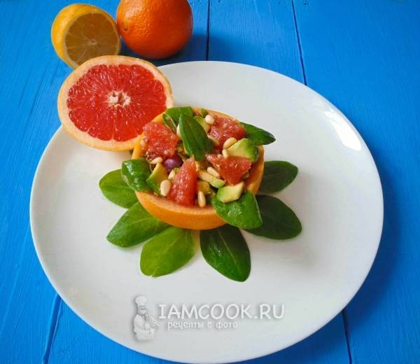 салаты с грейпфрутом рецепты с фото простые и вкусные рецепты фото | Дзен