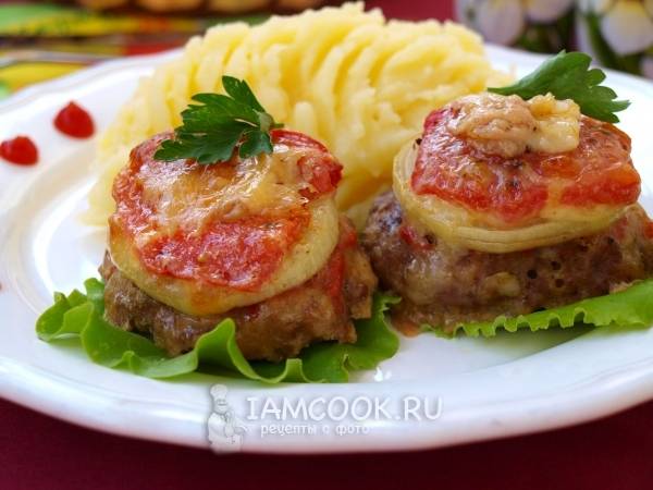 Мясо по-французски с томатной пастой