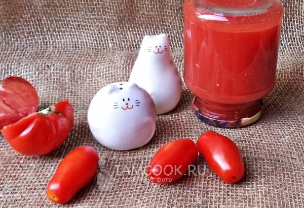 Рецепт томатного сока на зиму