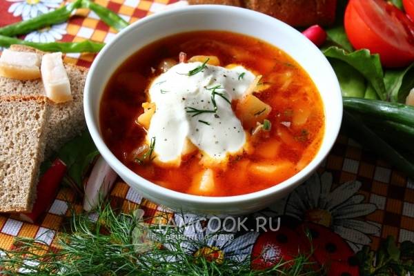 Украинский борщ рецепт: пошаговый кулинарный рецепт
