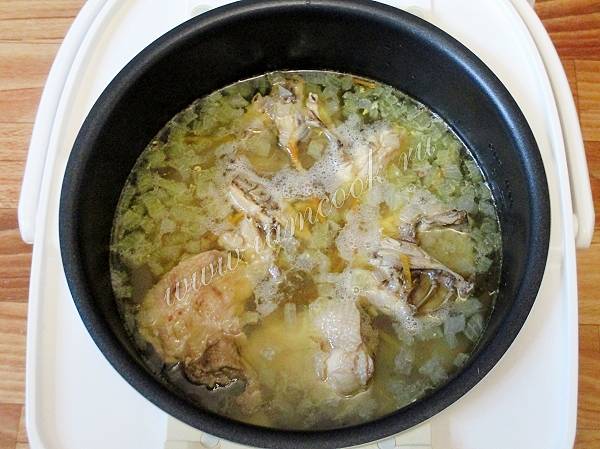 Рецепт куриного супа с плавленым сырком