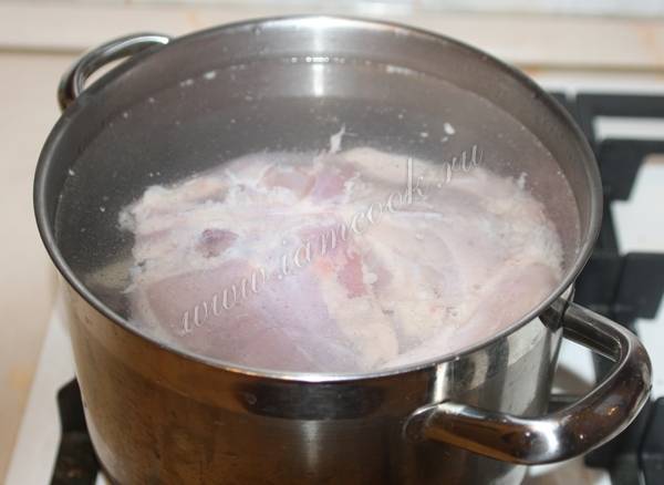 Домашний холодец из говядины и курицы без желатина