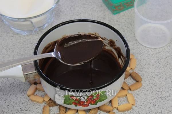 Шоколадная глазурь из какао, молока и масла