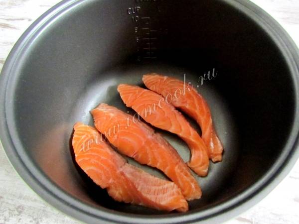 Семга на пару в мультиварке - Пошаговый рецепт с фото | Блюда из рыбы и морепродуктов