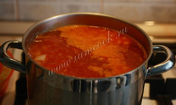Суп из рыбных консервов с гречкой - Рецепт